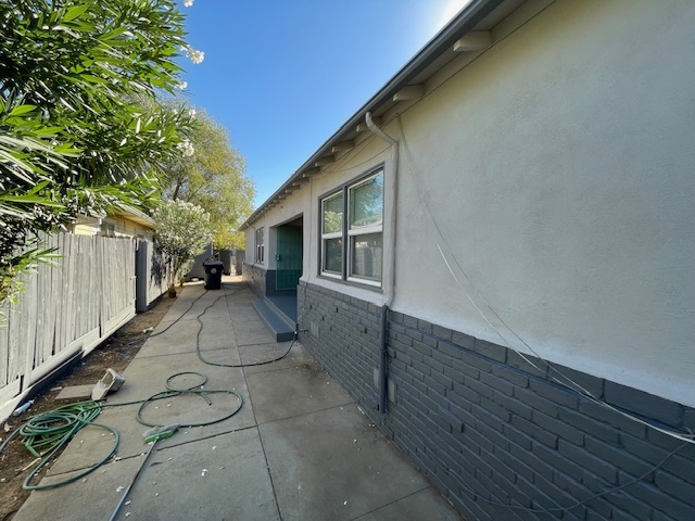 Backyard of duplex - 3729 46th St