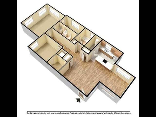 Bradford 2x2 Broadway - Broadway Apartments