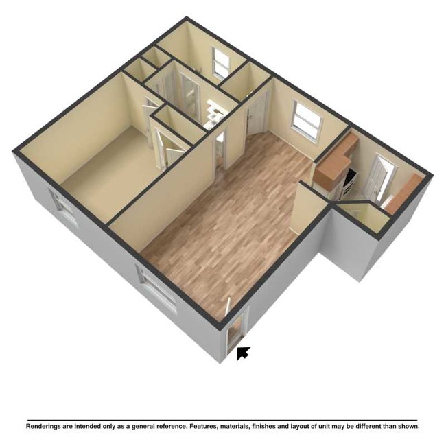 Floorplan - Flats at 235