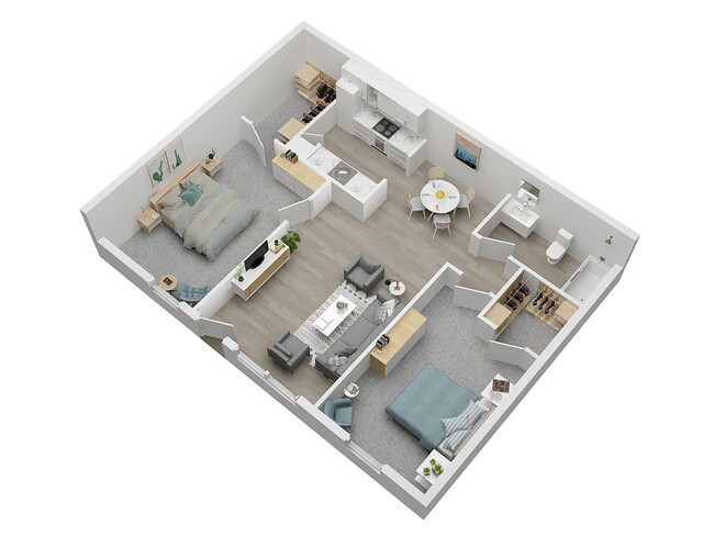 Floorplan - Shell Pointe Apartments