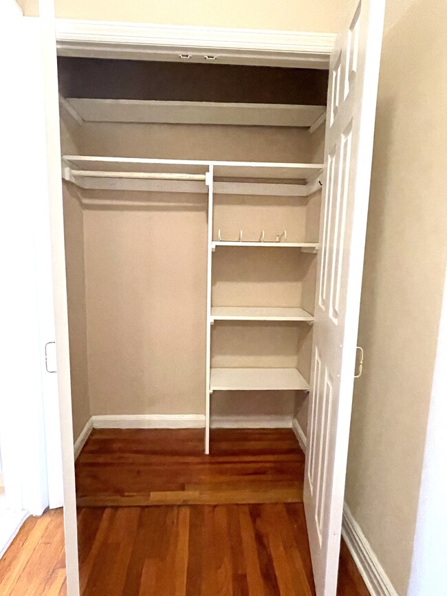 Outfitted closet near bathroom - 210 Martine Ave