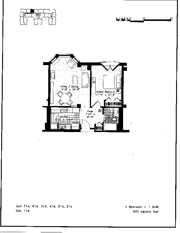 Floorplan - Landmark Square Apartments