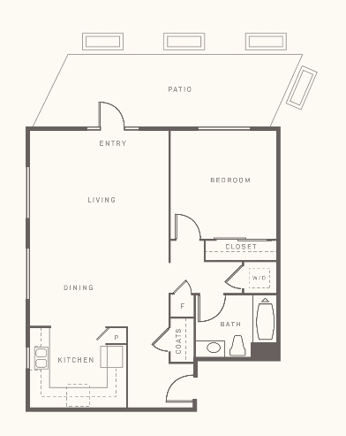 1BR/1BA - Field House at Bay Meadows