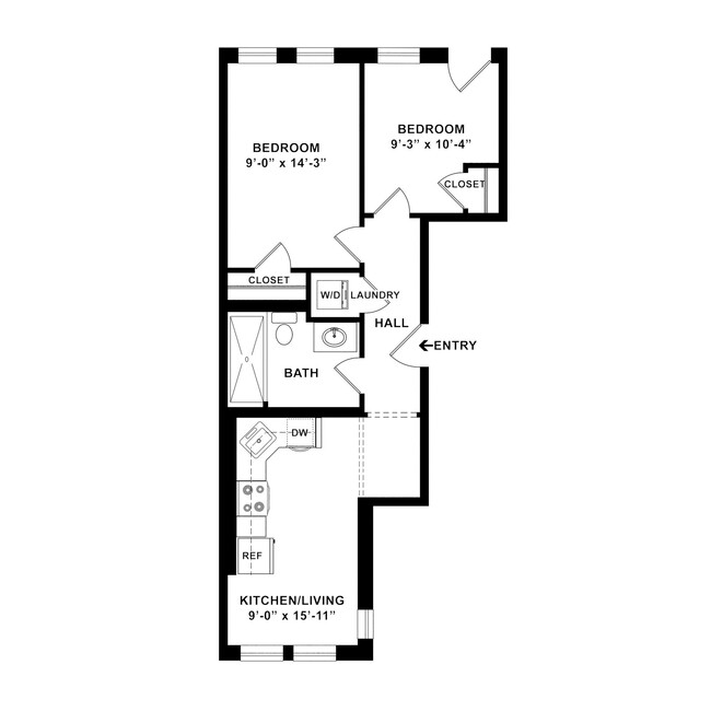 Floorplan - Clearway Apartments