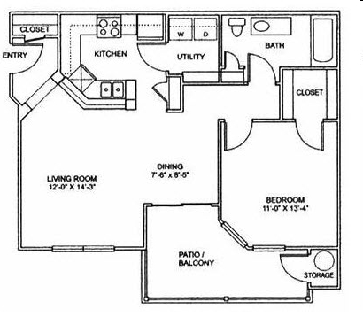 1BR/1BA - Signature Ridge