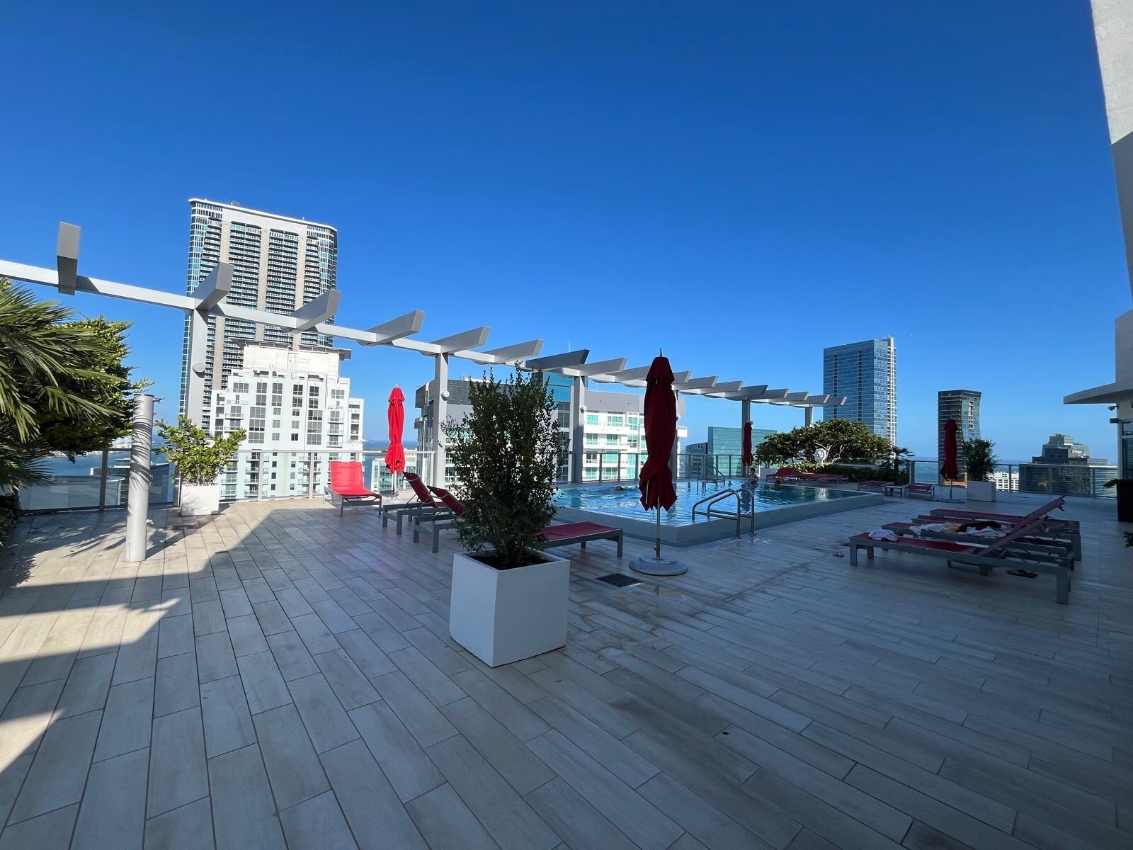 Rooftop pool - 1100 S Miami Ave