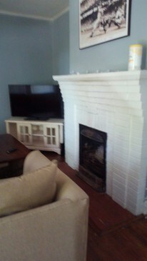 Living room with firer place - 806 Heidt St