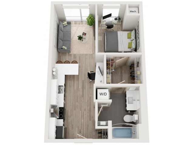 Floorplan - Gibson Apartments