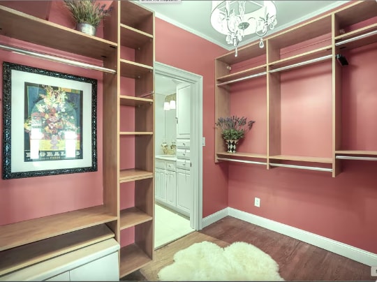 walk through closet from master bedroom to master bath - 117 Saint Botolph St