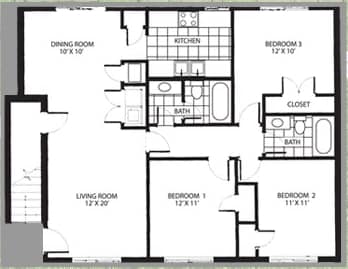 3BR/2BA - Villa Dylano