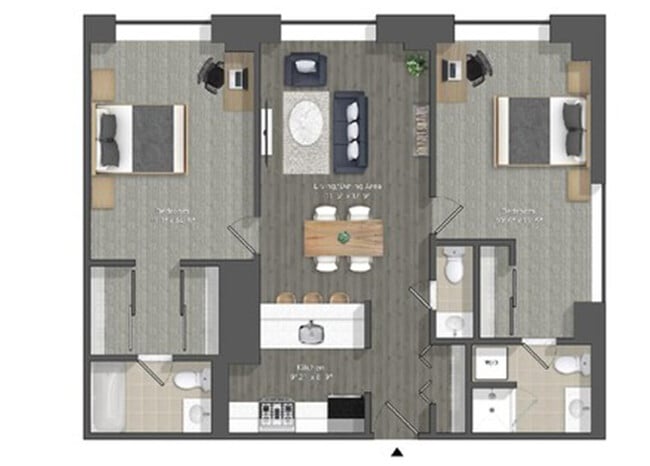 Floorplan - Walnut Street Apartments