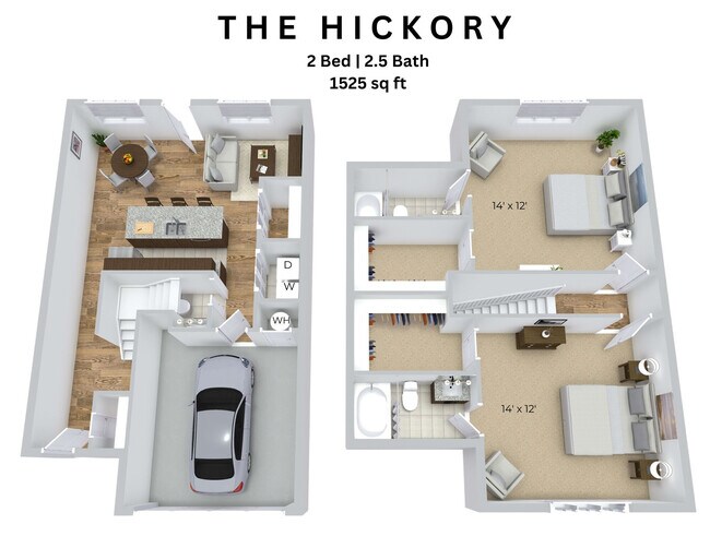 Floorplan - Sycamore Heights Townhome