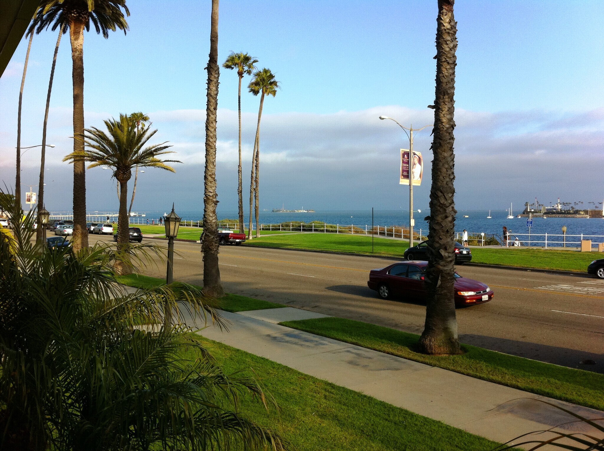 Looking on to Ocean Blvd from front steps - 2601 E Ocean Blvd