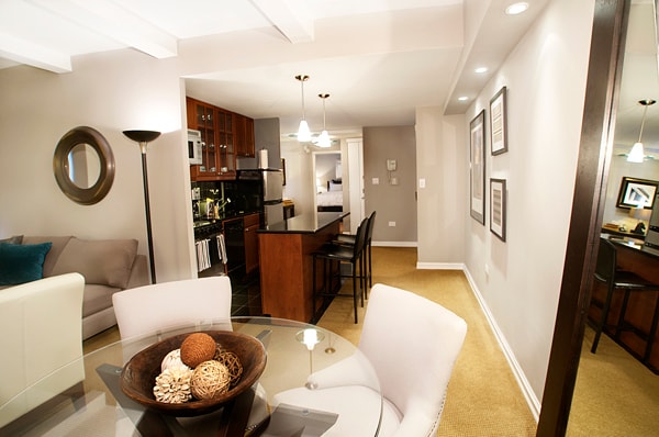 Living Room_Reverse - 150 West 51st Street