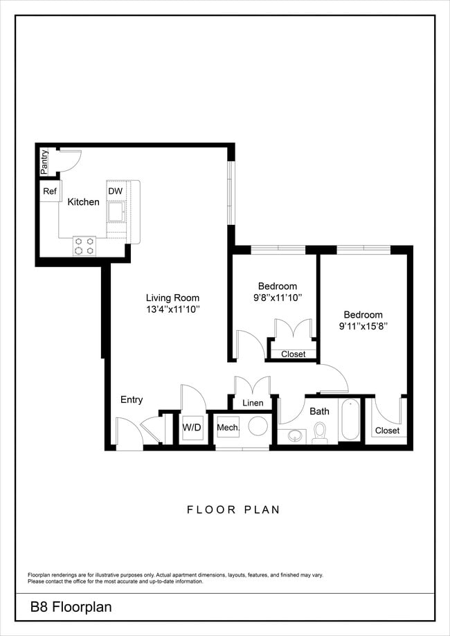 Floorplan - Bracken Square
