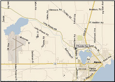 Area map - Thunder Bay Apartments