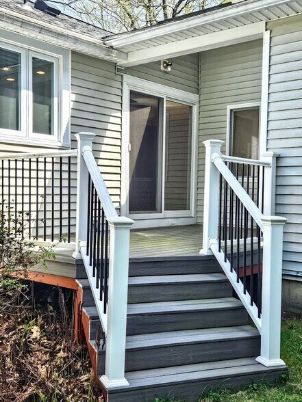 Private deck with skylight - 30 Fairfield Ave