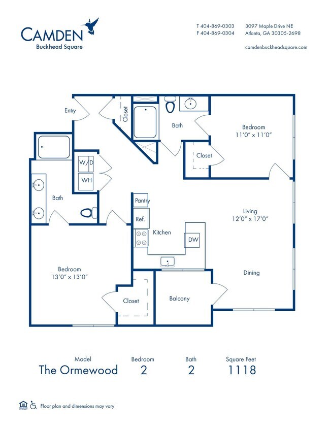 Floorplan - Camden Buckhead Square