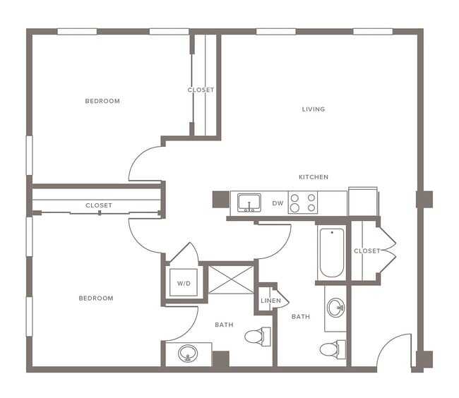 B01 - Two Bedroom - Modera Lofts