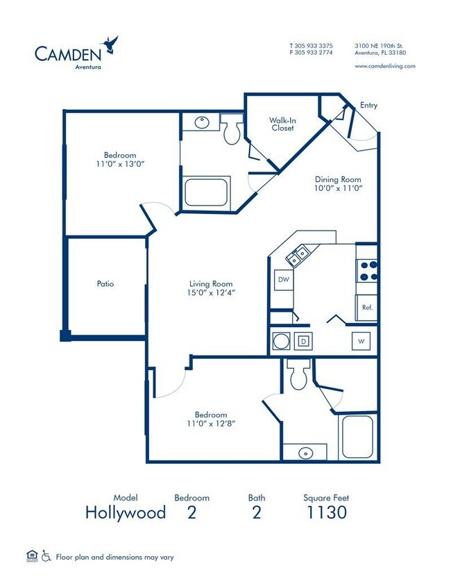 Floorplan - Camden Aventura