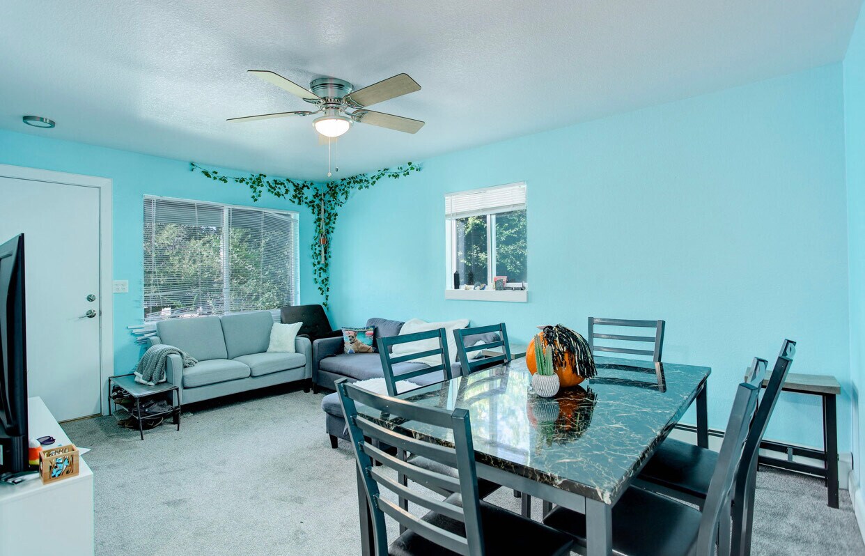 All blue walls are now white. - 1224 11th St