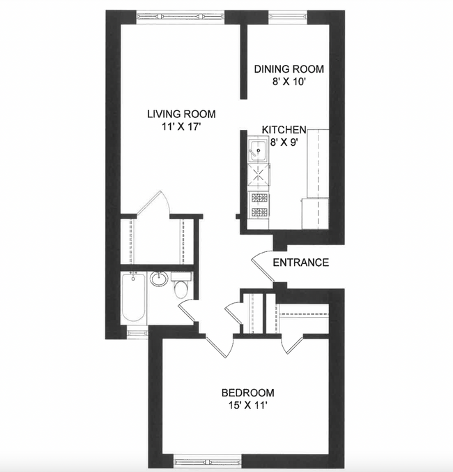 Floorplan - 829 Foster St.