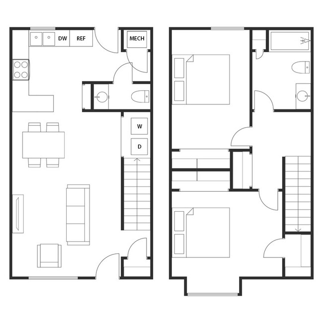 Floorplan - VISTA VILLA APARTMENTS