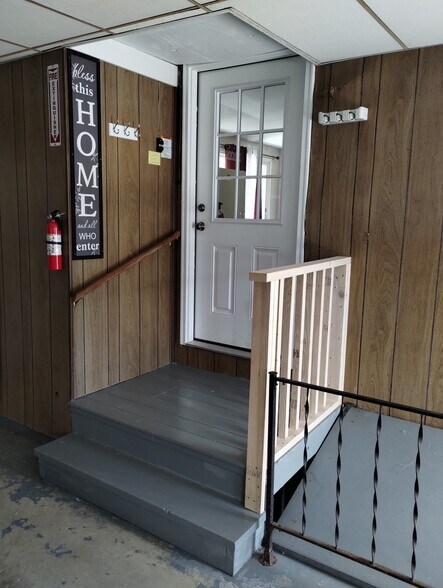 Entry from garage - 8306 Park Rd