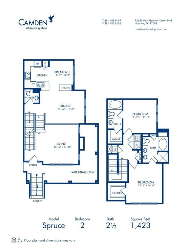 Floorplan - Camden Whispering Oaks
