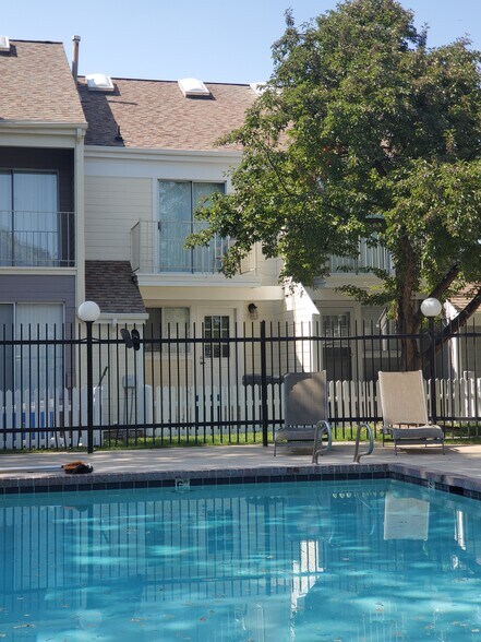 View of the Townhouse Patio from the "Quiet" Pool - 1432 W Telegraph Hill Dr