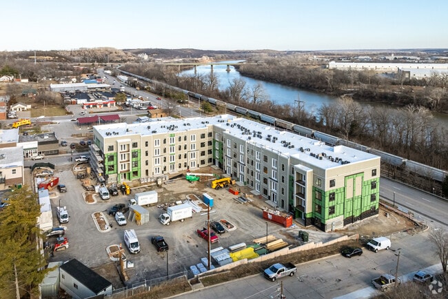 Aerial - 120 On Oak Luxury Apartments