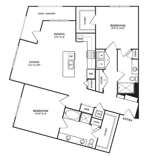 Floorplan - Rocklyn at Samuels Ave