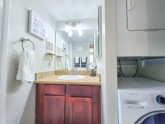 In-unit washer/ dryer are included for your convenience! - 3500 N Hayden Rd