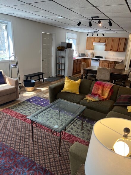 Lower level living and kitchen - 45 Pentland Hills Dr