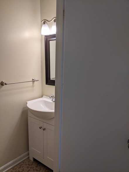 half bath downstairs - 400 Davie Rd