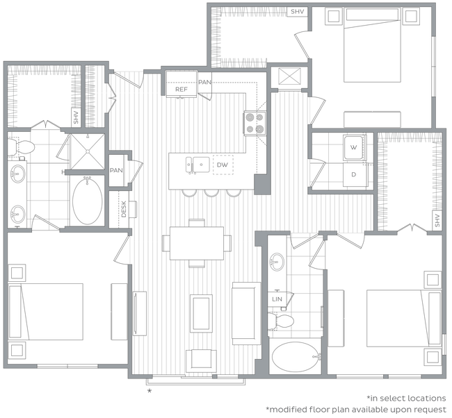 Floorplan - The Reverie at Lake Boone