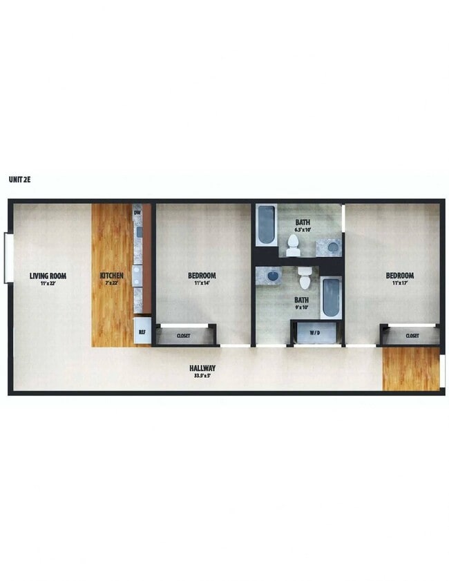 MarketStreetFlats 2BD 2Bath 1115sqft - Market Street Flats