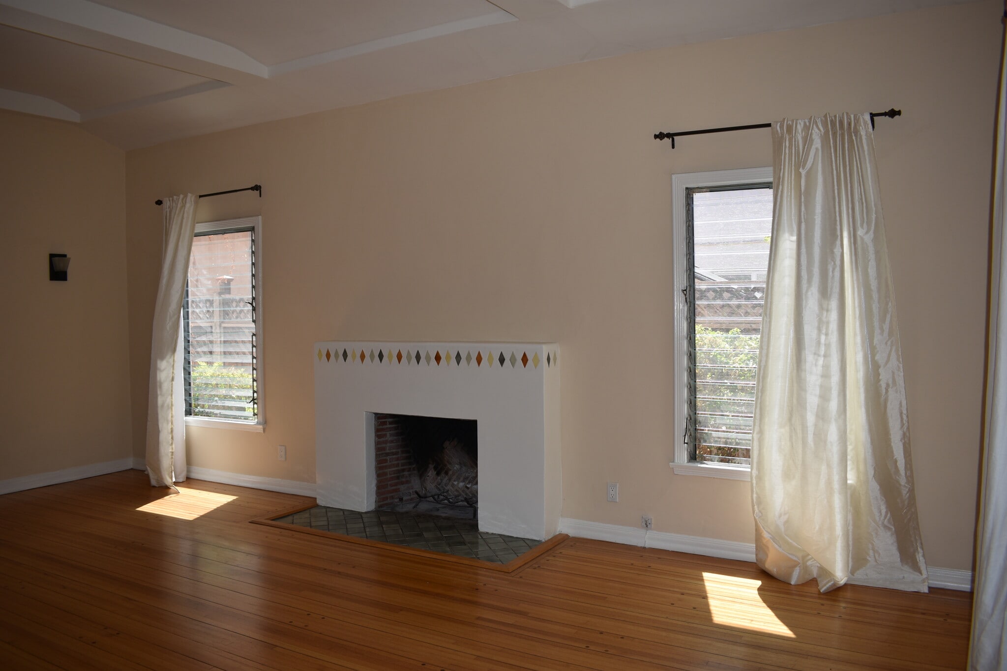 Wood burning fireplace - 538 N Detroit St