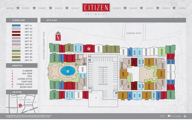 site plan - SYNC at Perimeter