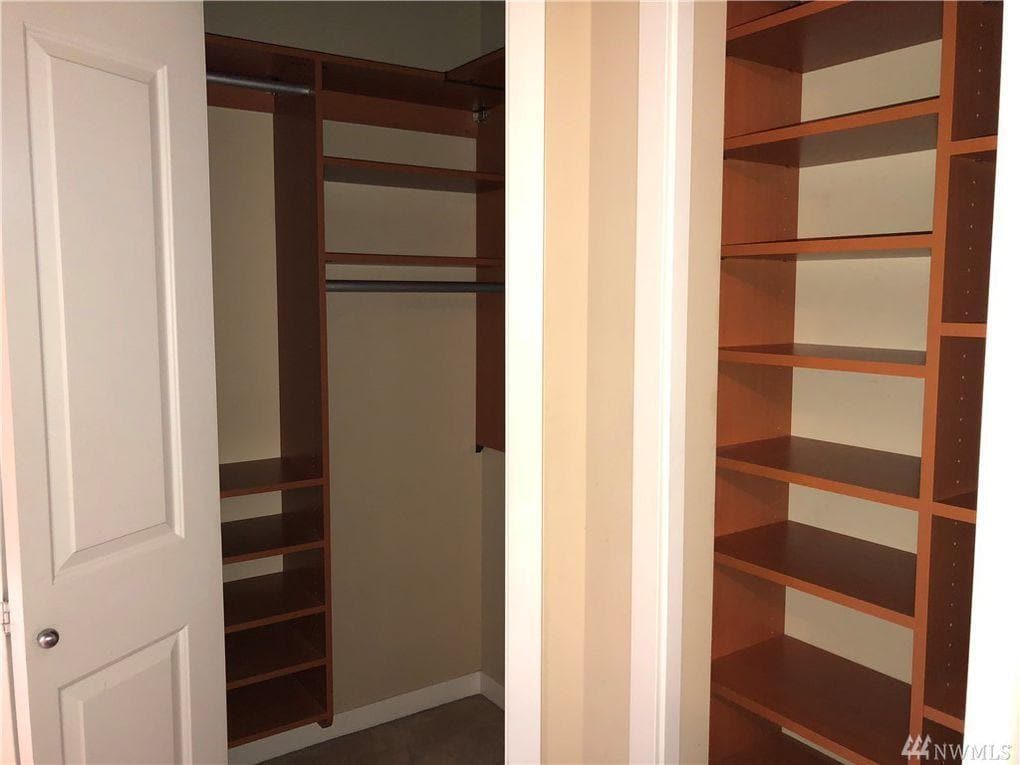 Walk-in closet with shelving - 2607 Western Ave