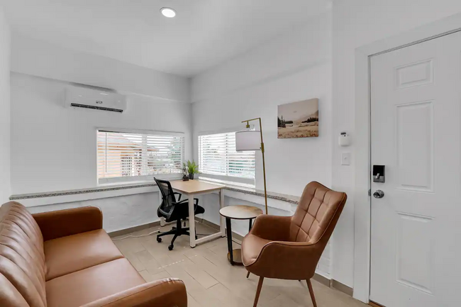 Living Room w/Work Desk - 3611 Monroe Ave