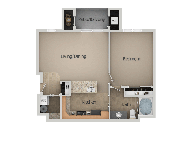 Floorplan - San Moritz Apartments