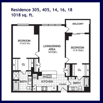 2BR/2BA - Birchwood