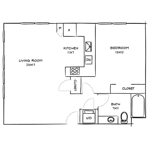 Floorplan - Indigo Apartments