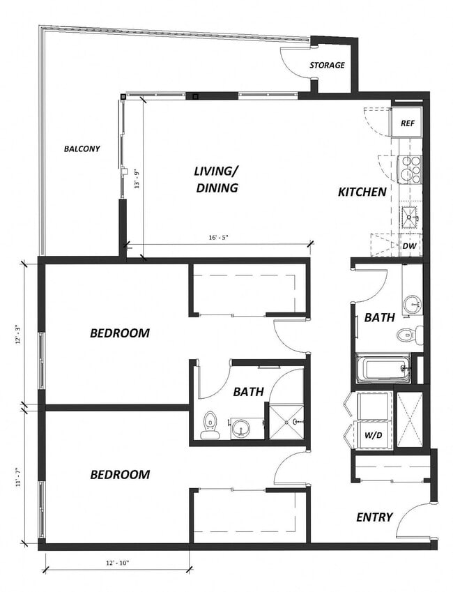Floorplan - AVIVA Apartments