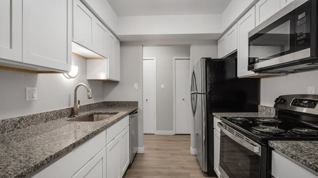 1BR, Fully Renovated - Kitchen - Woodhues Apartments