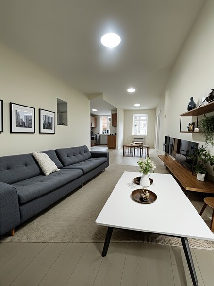 Living Room Staged - 20 Sherman Ave