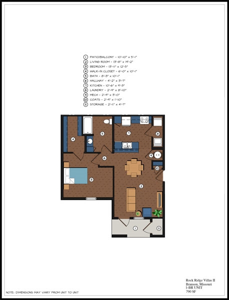 Floorplan - Rock Ridge Villas I & II