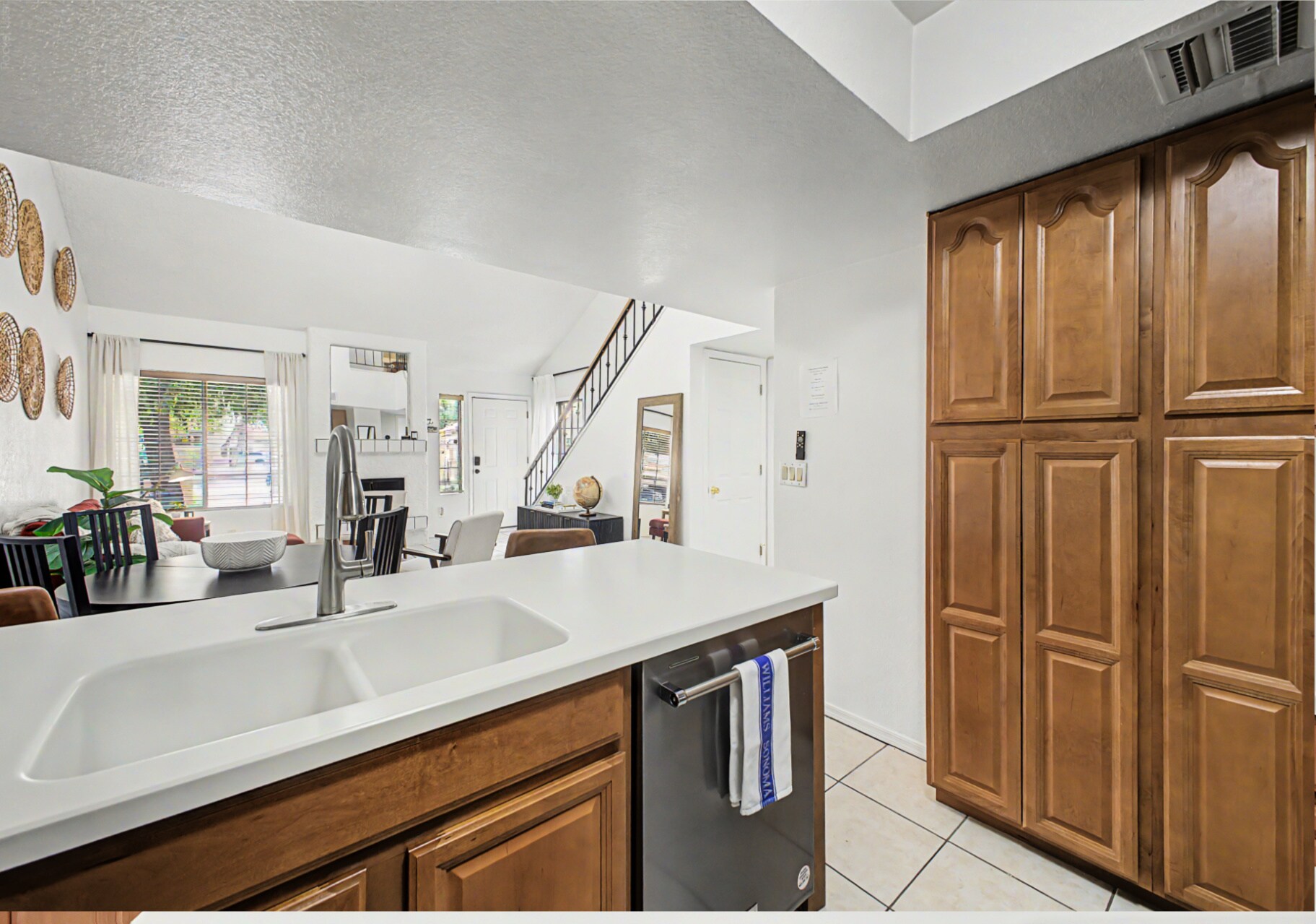 Kitchen's built-in pantry offers tons of storage for multiple people - 819 N College Ave