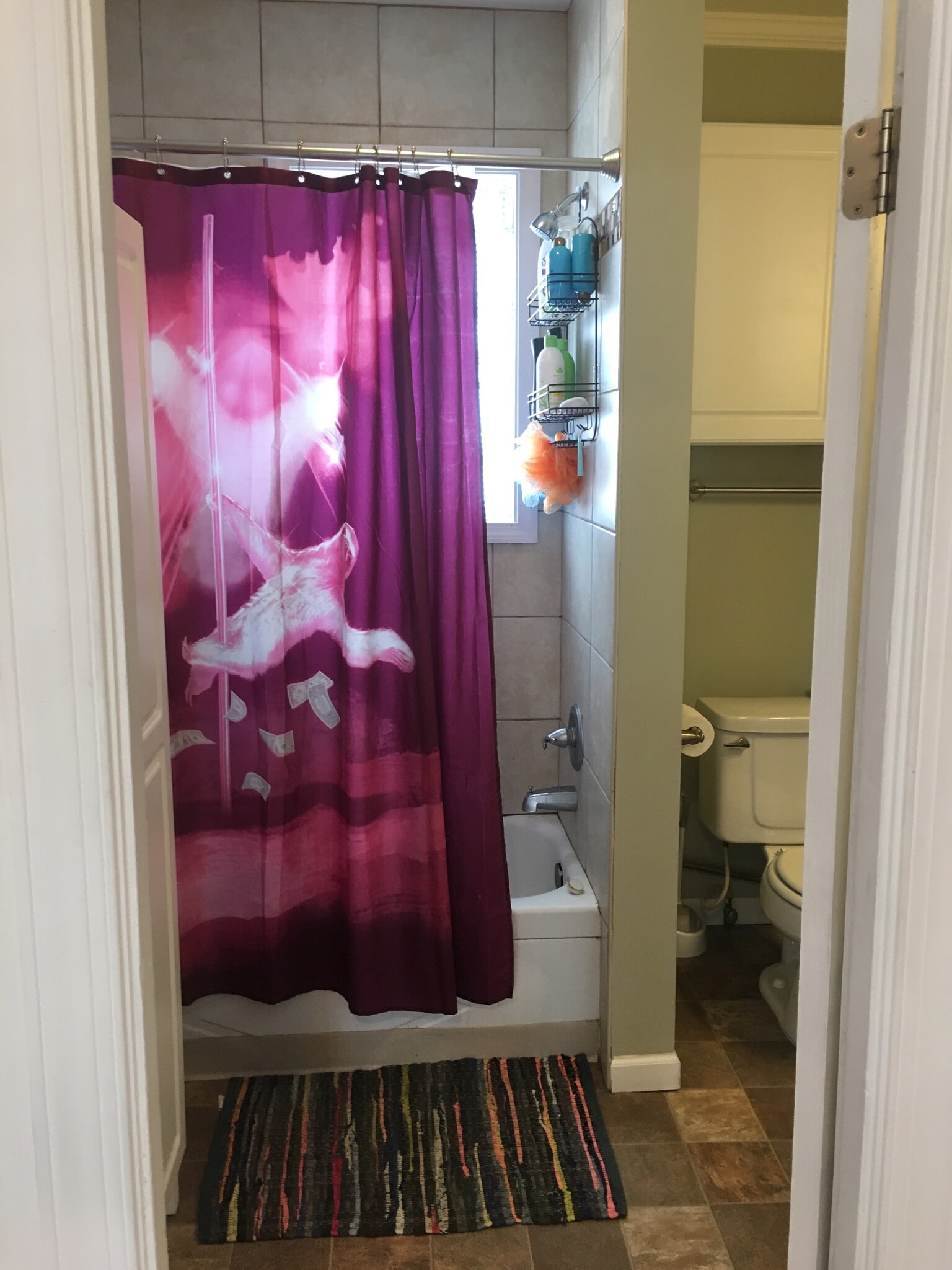 Full bath off of kitchen. - 1320 Jefferson St NE
